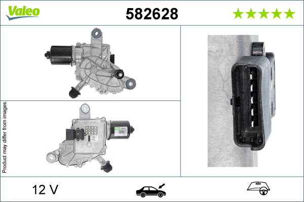 VALEO 582628 ORIGINAL PART Wiper Motor Right Front for CITROËN